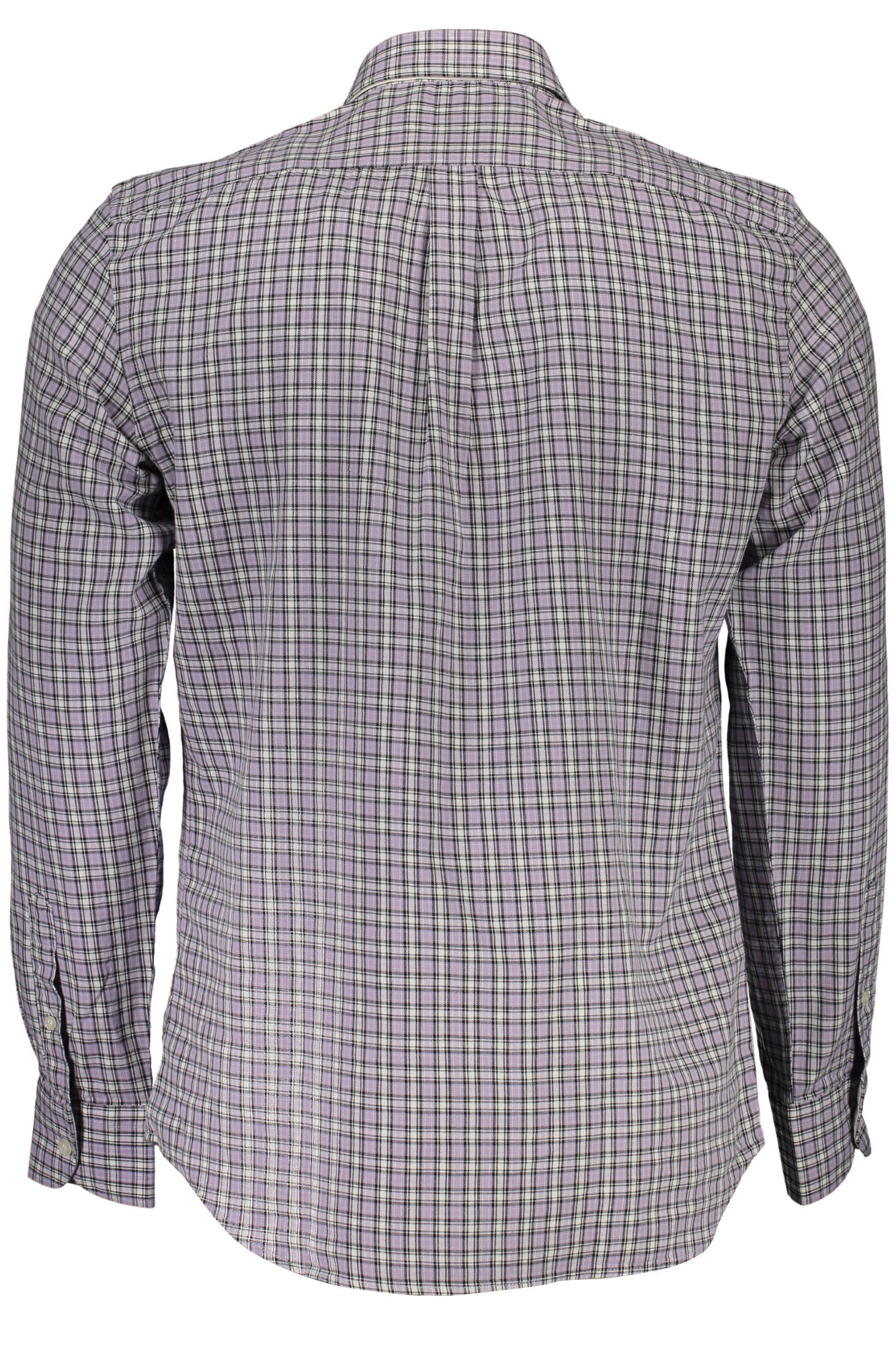 HARMONT & BLAINE Langarmhemd Herren Lila – Klassisches Baumwollhemd für Herbst/Winter Violett