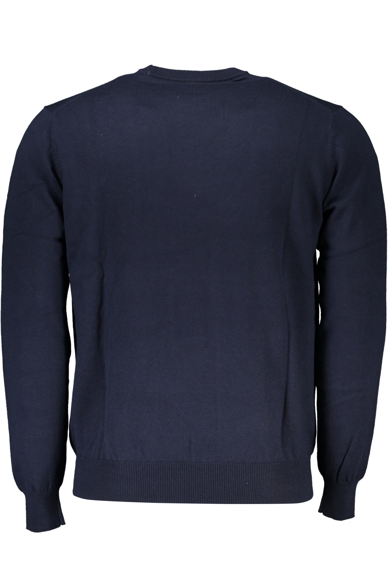 HARMONT & BLAINE Herrenpullover schwarz – Langärmliger Rundhals mit Logo-Stickerei Blau