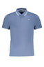HARMONT & BLAINE HERREN-KURZÄRMELIGES POLOSHIRT BLAU