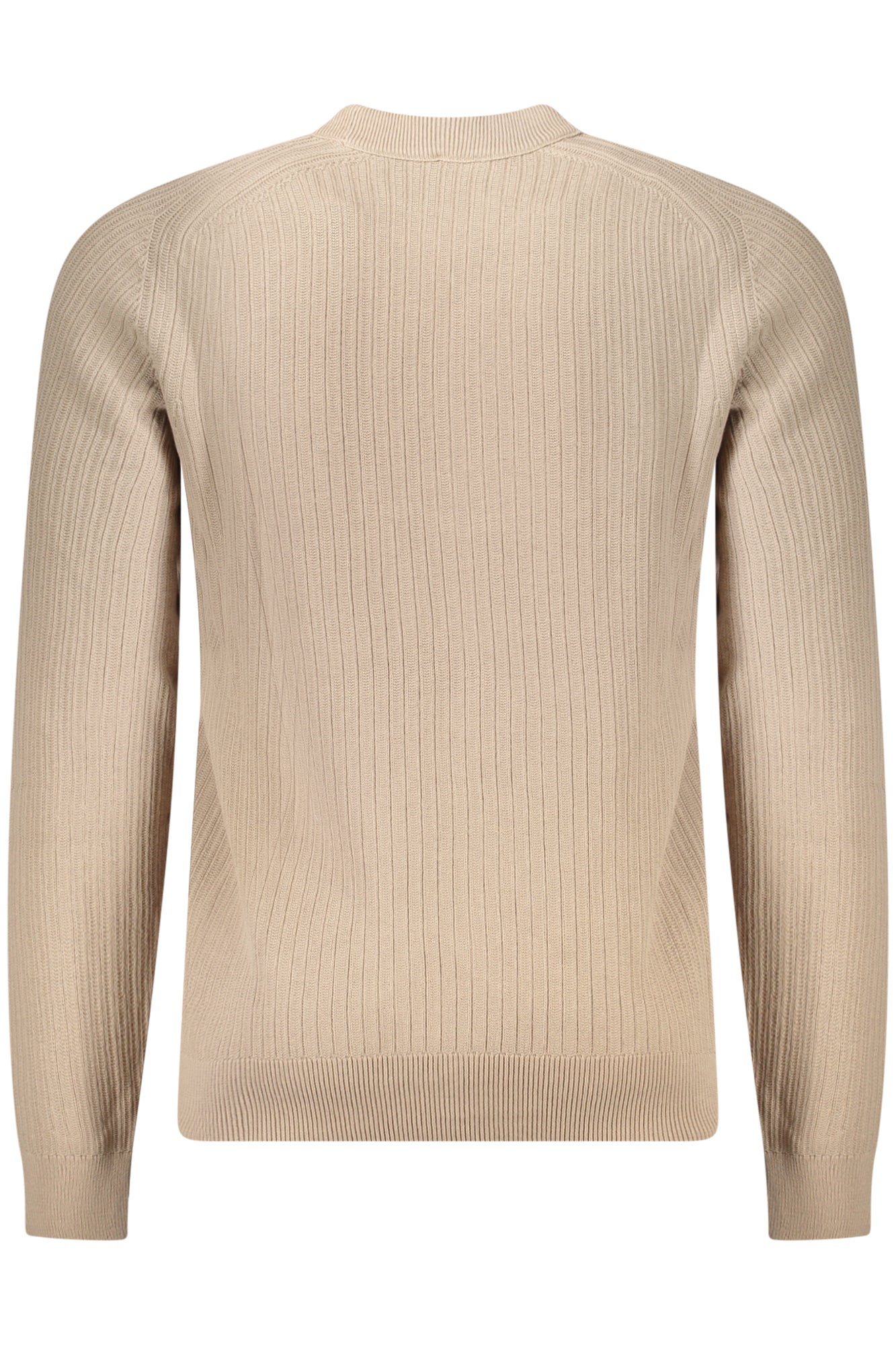 BOSS Herren Pullover Beige – 100% Baumwolle mit Logo-Detail | soulluna.de Beige