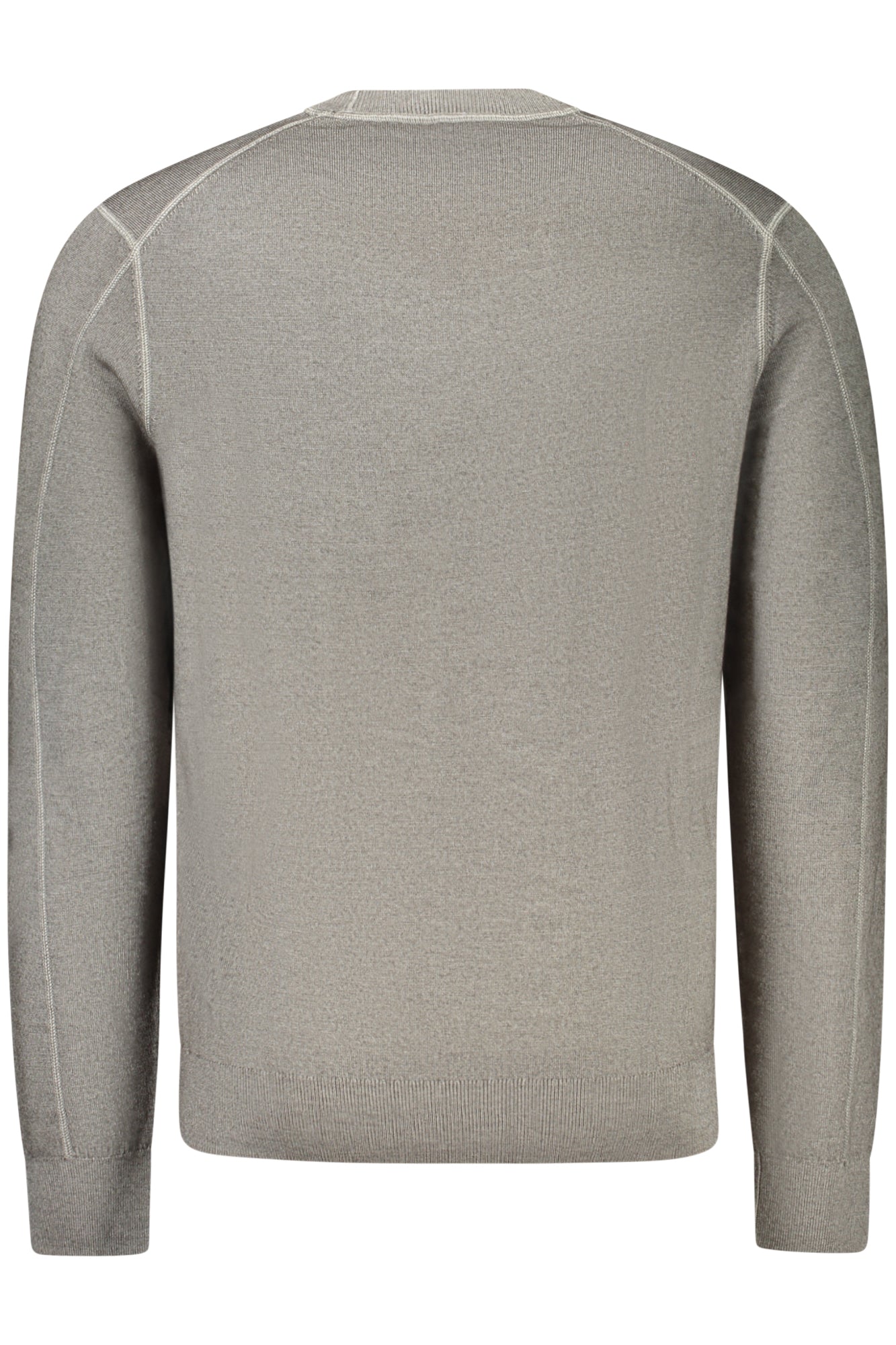 BOSS Herren Pullover Grau – 100% Lana Winterpullover mit Logo-Stickerei | soulluna.de Grau