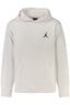 Jordan Sweatshirt Herren mit Zip-Up-Stickerei – Weißes Kapuzensweatshirt für Herbst/Winter Weiß