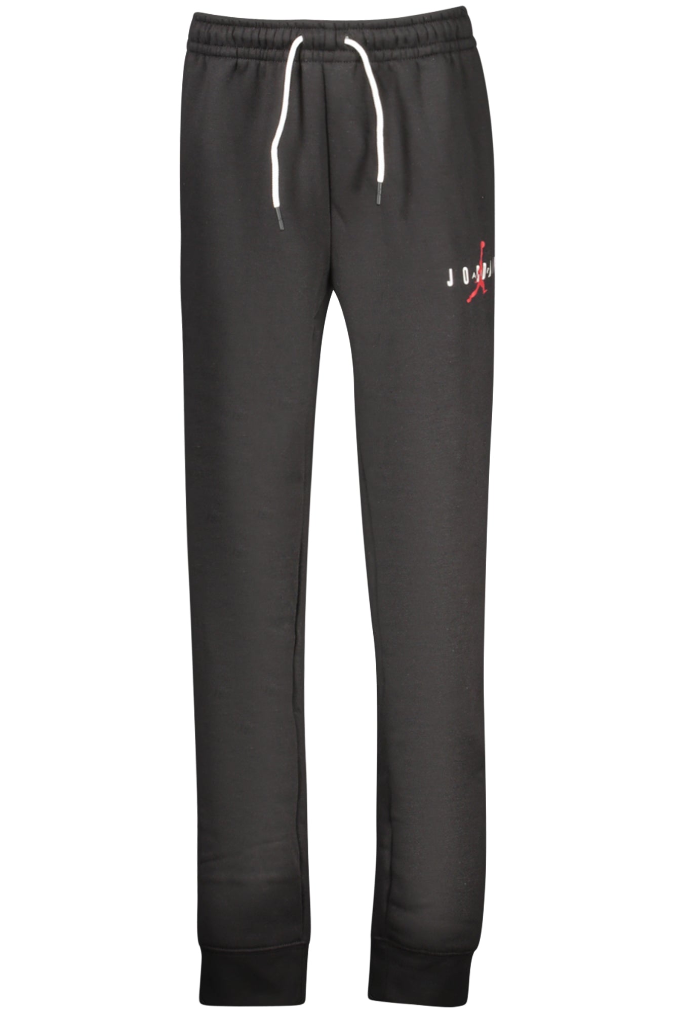Jordan Kinder-Trainingshose Junge – Schwarze Fleece-Jogginghose mit Logo-Print Schwarz