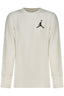 Jordan Langarm-T-Shirt für Jungen – Weißes Basic mit Stickerei | soulluna.de Weiß