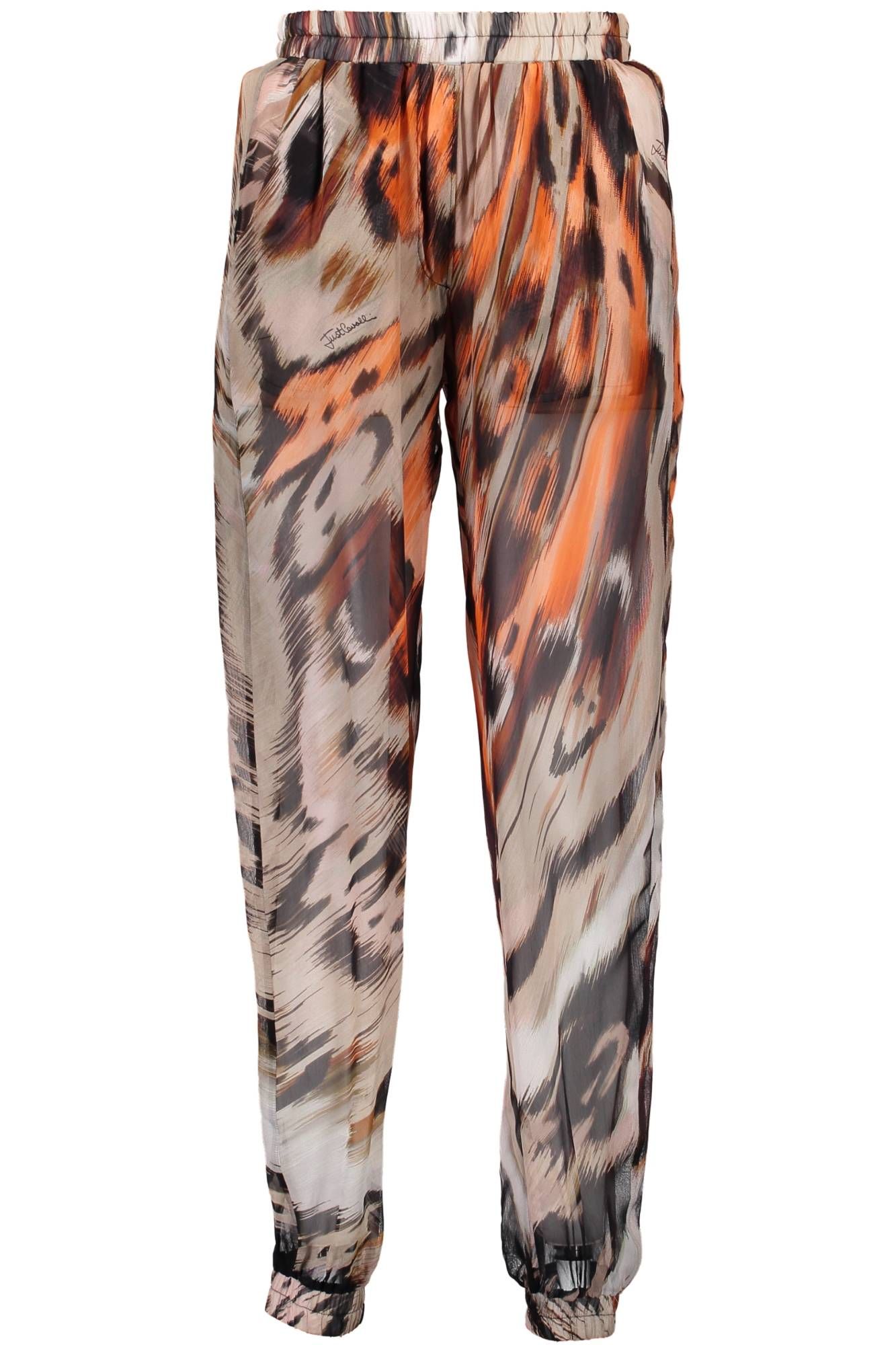 Just Cavalli Orange Hose Damen – Elastische Viskose-Hose für Frühjahr/Sommer Orange