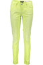 JUST CAVALLI YELLOW WOMEN'S TROUSERS