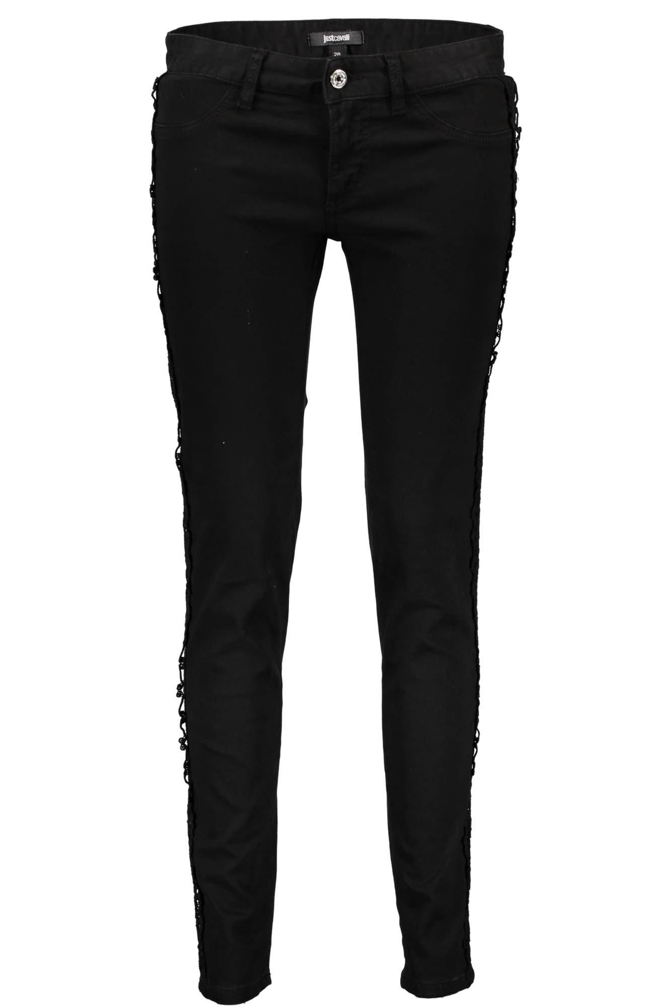 Just Cavalli Damenhose Schwarz Schwarz