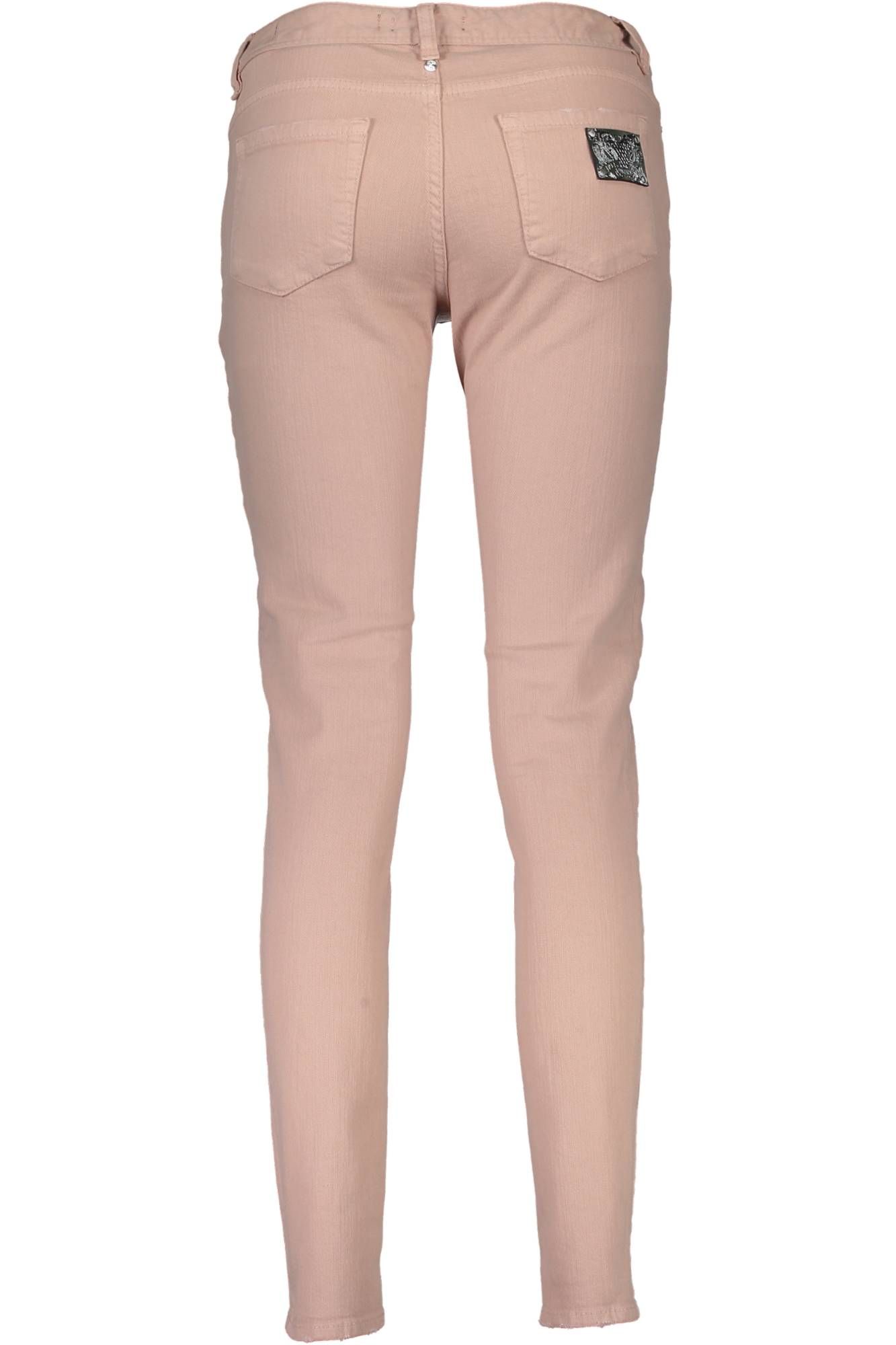 Just Cavalli Rosa Damenhose – 5-Pocket Jeans mit Worn-Effekt für Damen | soulluna.de Rosa
