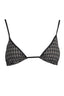 KARL LAGERFELD BEACHWEAR Badeanzugteile Oben Damen – Triangel-Bikini Schwarz Schwarz