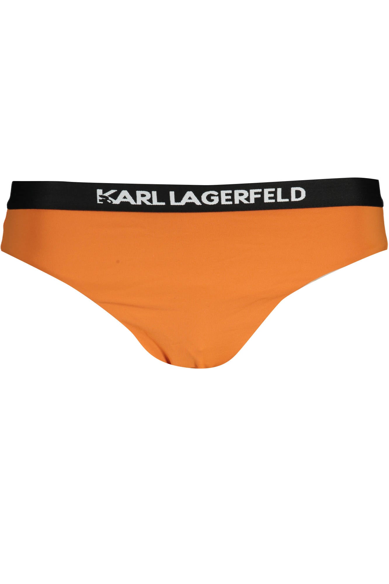 KARL LAGERFELD BEACHWEAR Badeanzughose Damen Orange – Gefütterte Badeshorts Orange