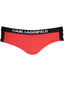 KARL LAGERFELD BEACHWEAR Badeanzug-Unterteil Damen Rot – Gefütterte Badeshorts Rot