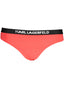KARL LAGERFELD BEACHWEAR BADEANZUG SEITE UNTEN DAMEN ROT
