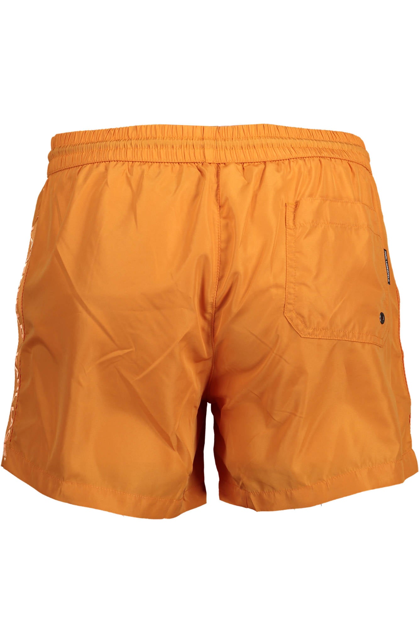 KARL LAGERFELD BEACHWEAR Badeanzughose Herren Orange – Kurze Badeshorts mit Logo Orange