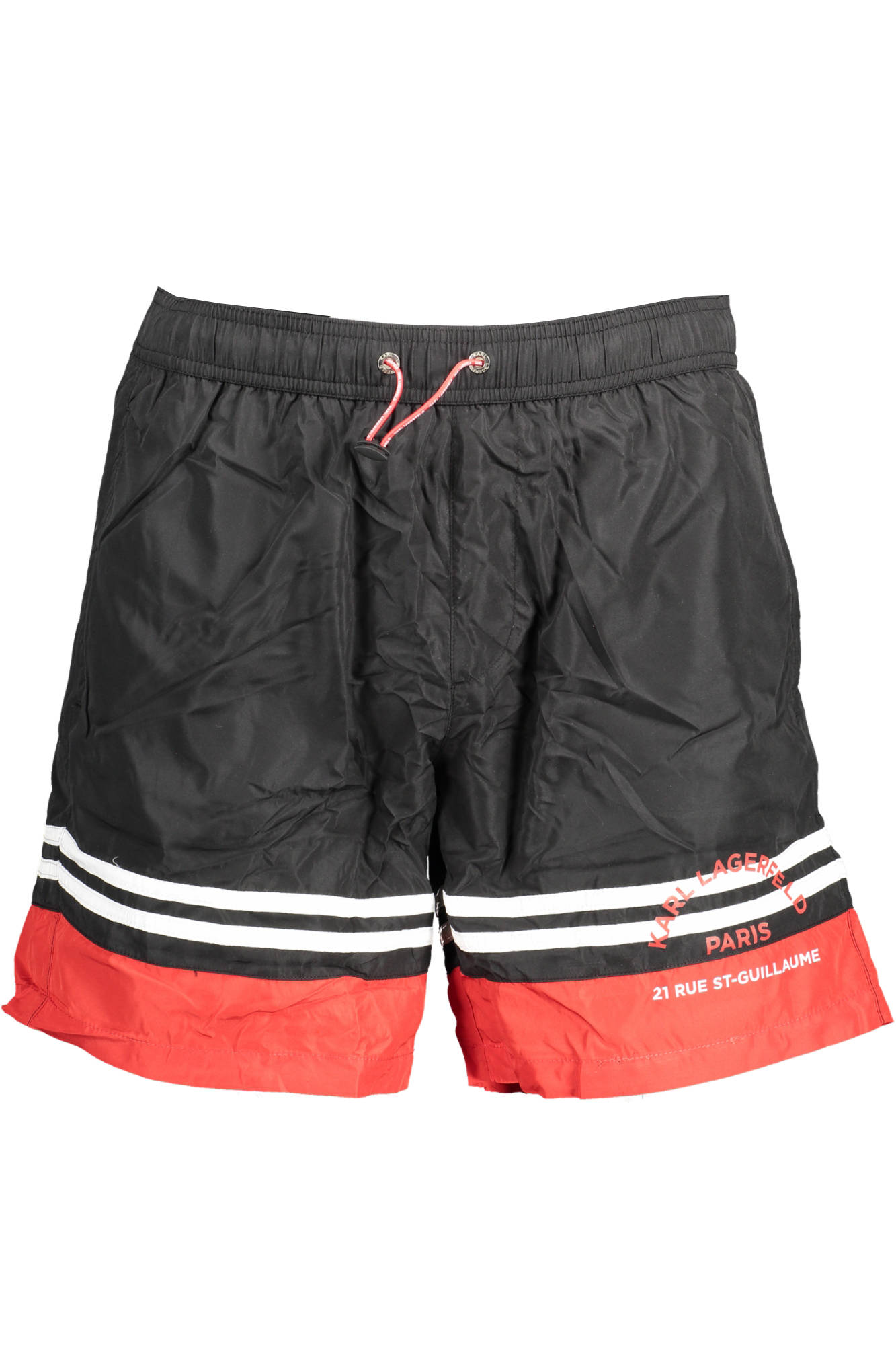Karl Lagerfeld Beachwear Badeanzug Schwarz Herrenunterteil Schwarz