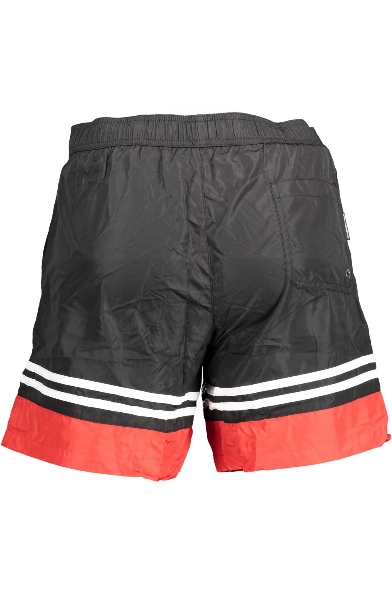Karl Lagerfeld Beachwear Badeanzug Schwarz Herrenunterteil Schwarz
