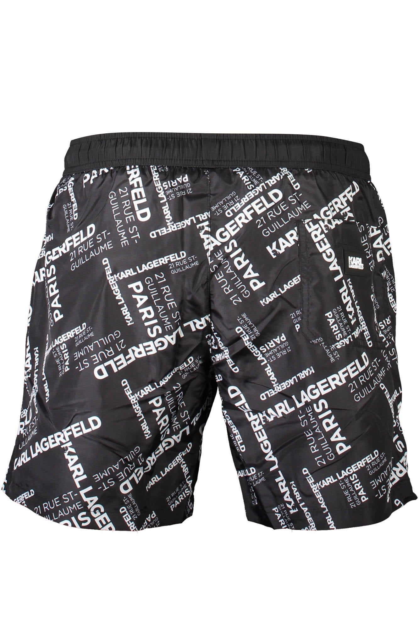 Karl Lagerfeld Beachwear Badeanzug Schwarz Herrenunterteil Schwarz
