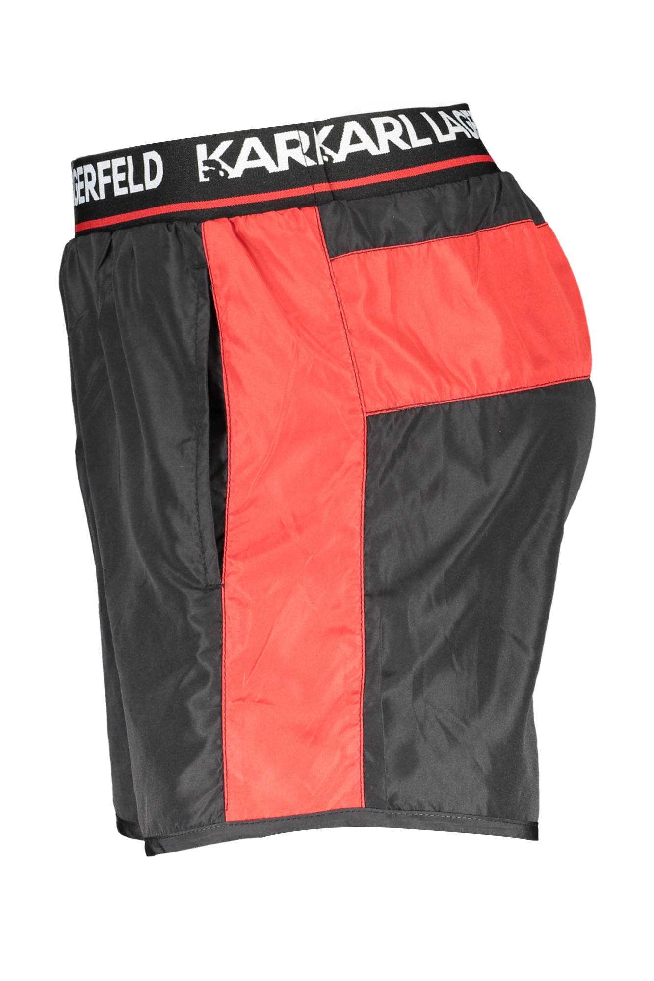 Karl Lagerfeld Beachwear Badeanzug Schwarz Herrenunterteil Schwarz