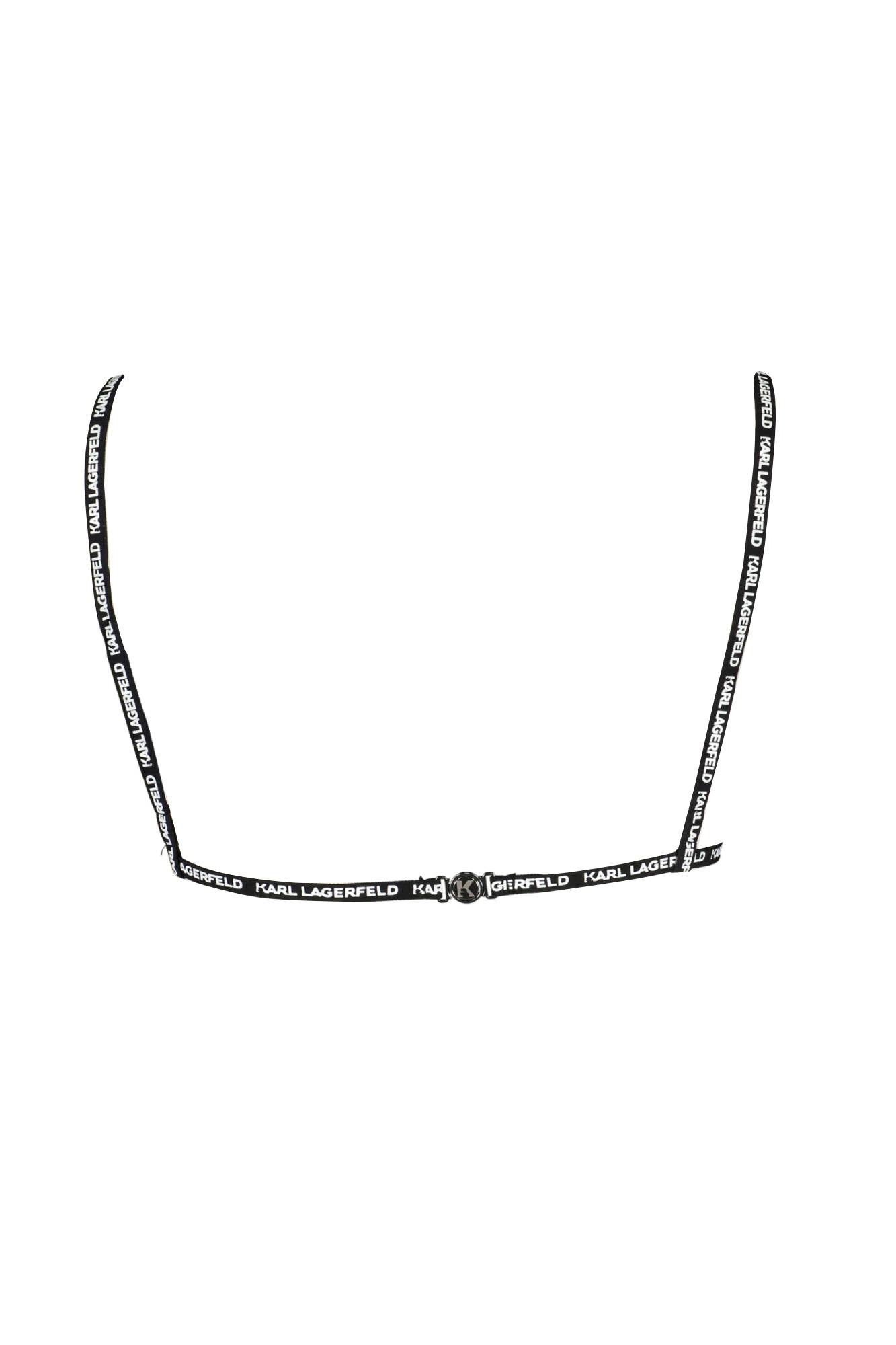 Karl Lagerfeld Badeanzugteile Oben Frau Schwarz Schwarz