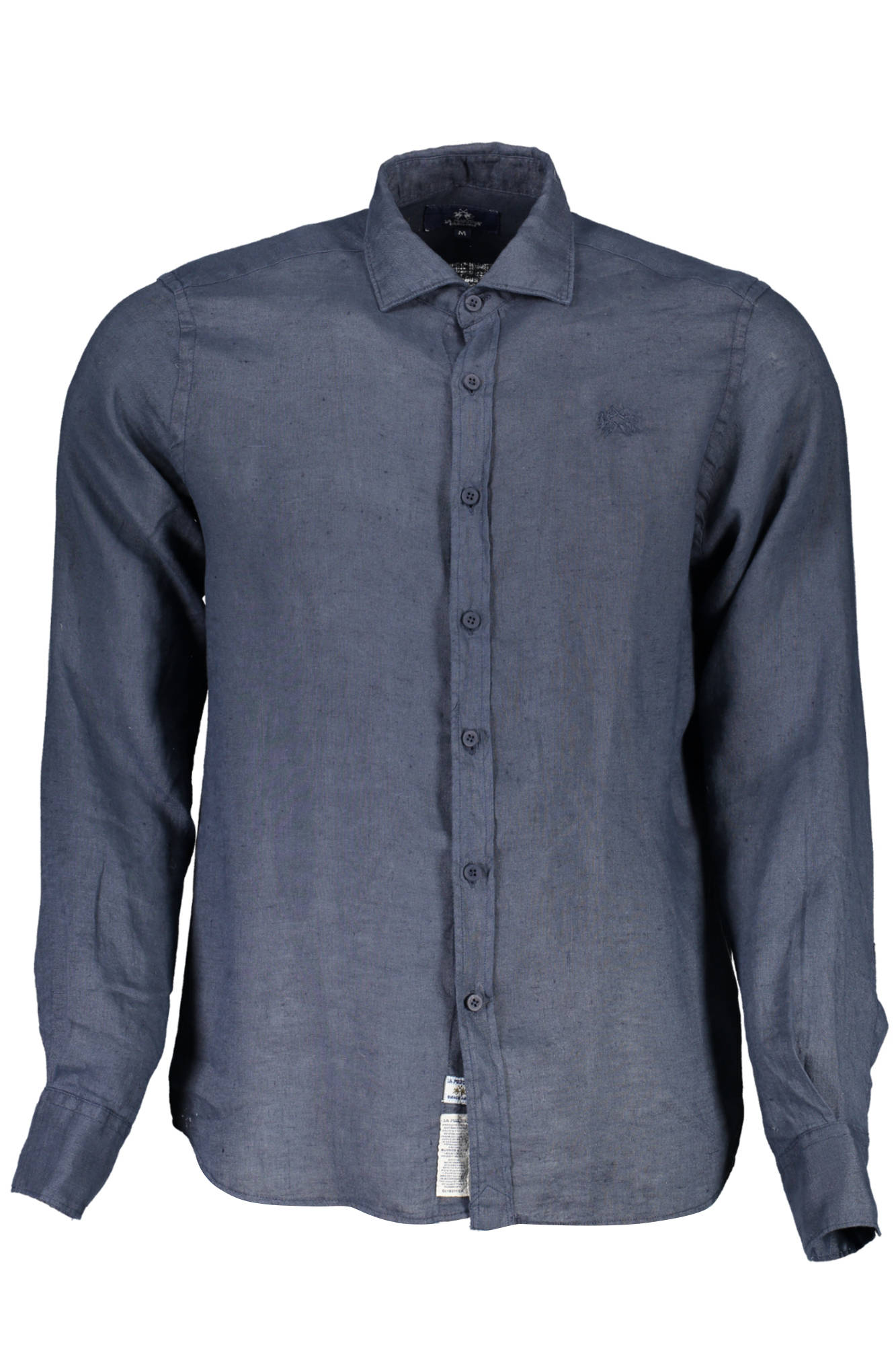 LA MARTINA Langarmhemd Herren Blau – Leinenhemd für Frühjahr/Sommer | soulluna.de Blau