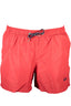 LA MARTINA Badeboxer Herren – Elastischer Bund mit Schnürung & Stickerei Rot