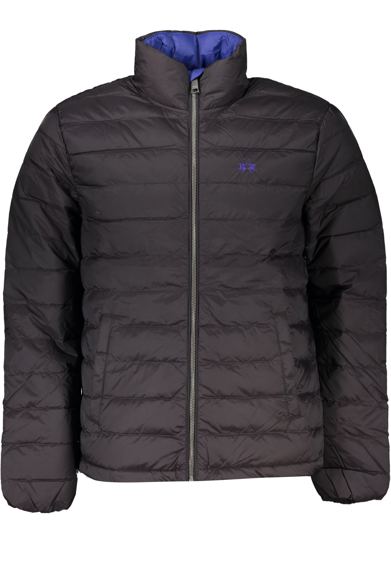 LA MARTINA Blau Herrenjacke – Leichte Sommerjacke mit Stickerei | soulluna.de Schwarz