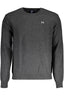LA MARTINA Pullover Herren Grau – Rundhals mit Logo-Stickerei aus Wolle Grau