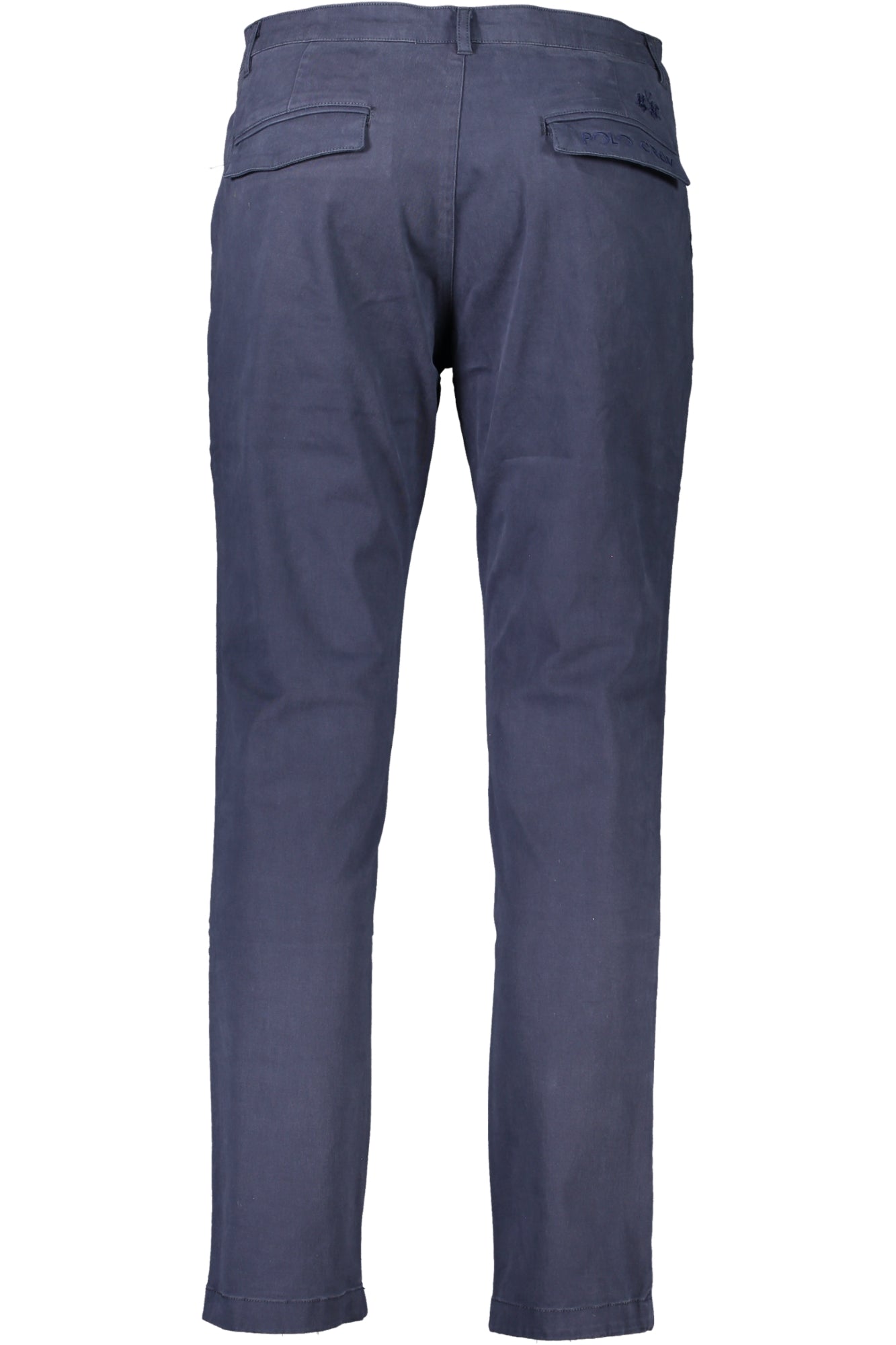 LA MARTINA Herrenhose Beige – Slim Fit Chino aus Baumwolle mit Logo-Stickerei Blau
