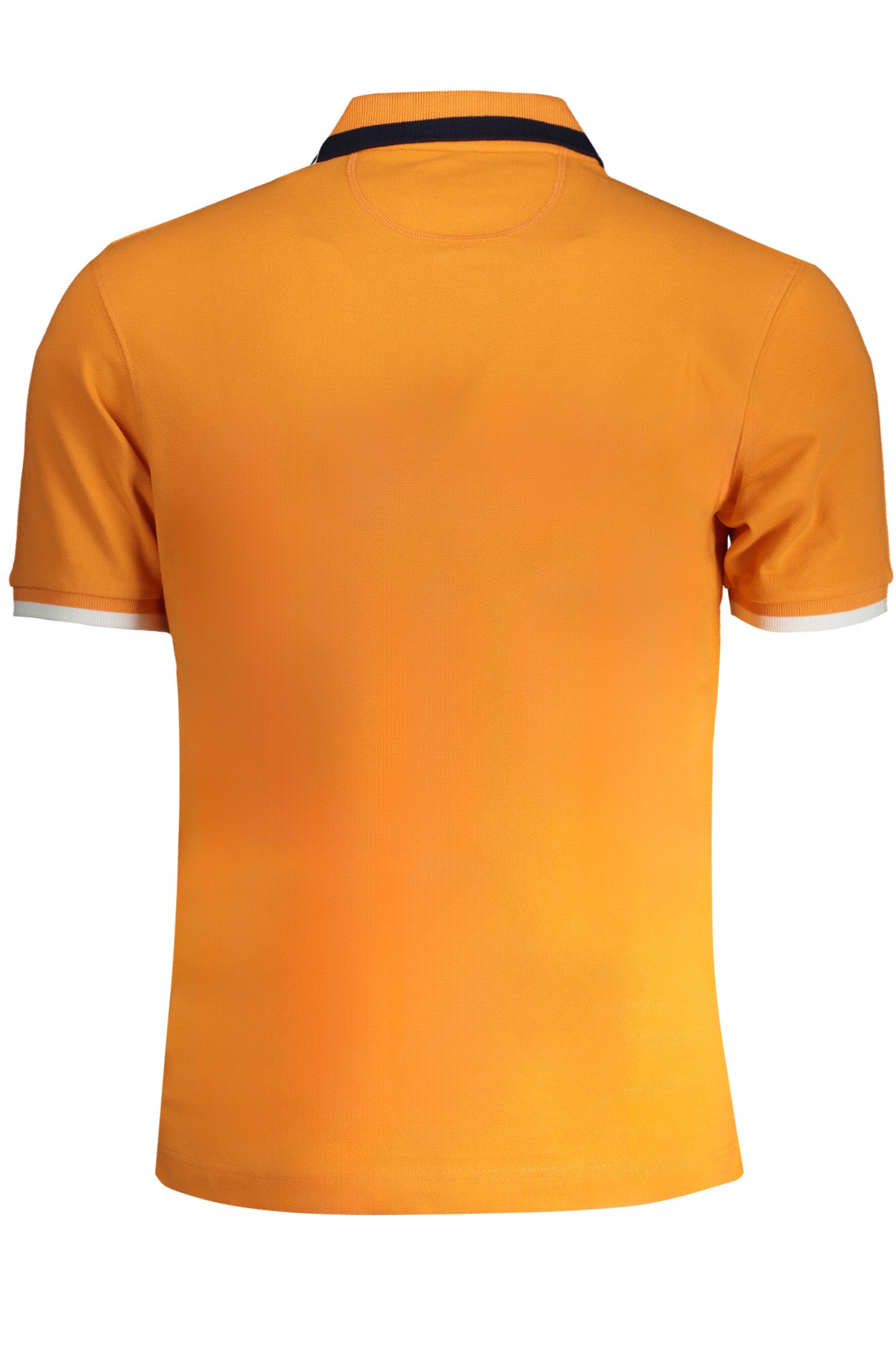 La Martina Herren-Poloshirt Mit Kurzen Ärmeln, Weiss Orange