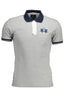 LA MARTINA Poloshirt Herren Grau – Slim Fit Polo Kurzarm für Sommer Grau
