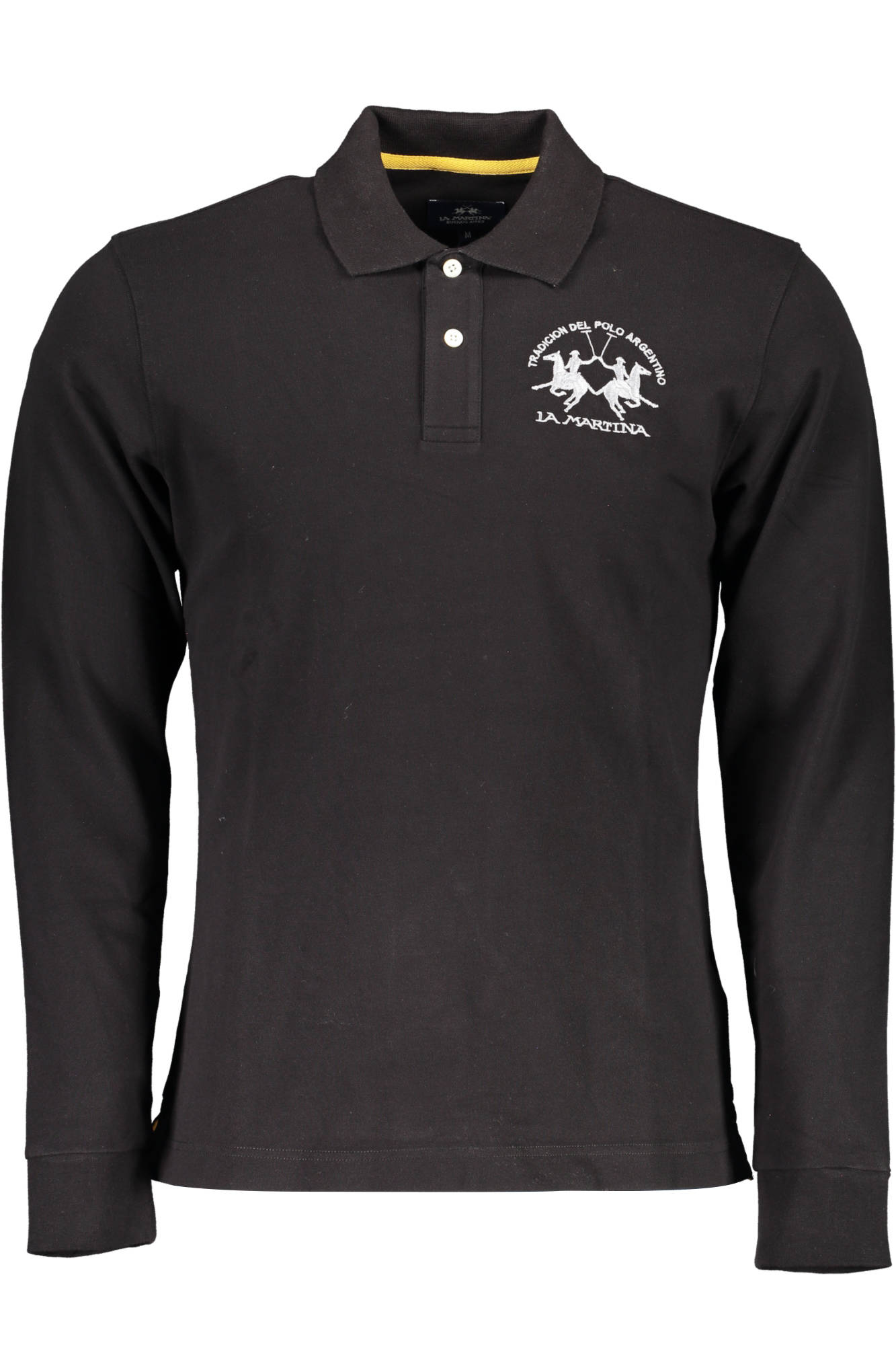 LA MARTINA Poloshirt Herren – Langarm-Shirt in Schwarz für Herbst/Winter | soulluna.de Schwarz