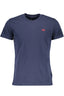 LA MARTINA HERREN-KURZARM-T-SHIRT BLAU