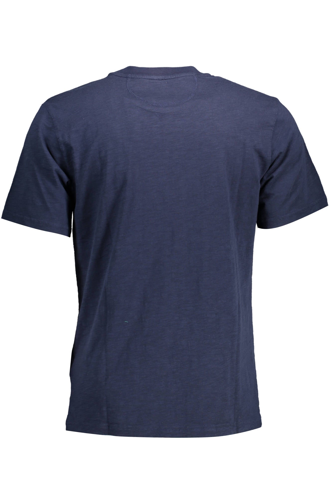 LA MARTINA Red Man T-Shirt Herren – Kurzarm-Shirt mit Stickerei Blau