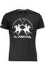 La Martina Herren Kurzarm T-Shirt Schwarz Schwarz