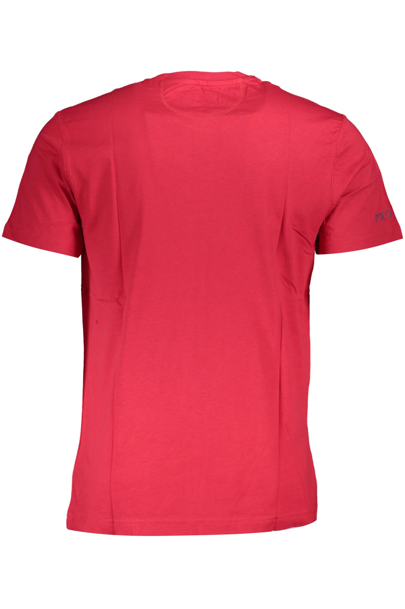 LA MARTINA Herren T-Shirt Rot – Kurzarm-Shirt mit Logo-Stickerei | soulluna.de Rot