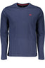 LA MARTINA Langarm-T-Shirt Herren – Grünes Basic aus 100% Baumwolle Blau