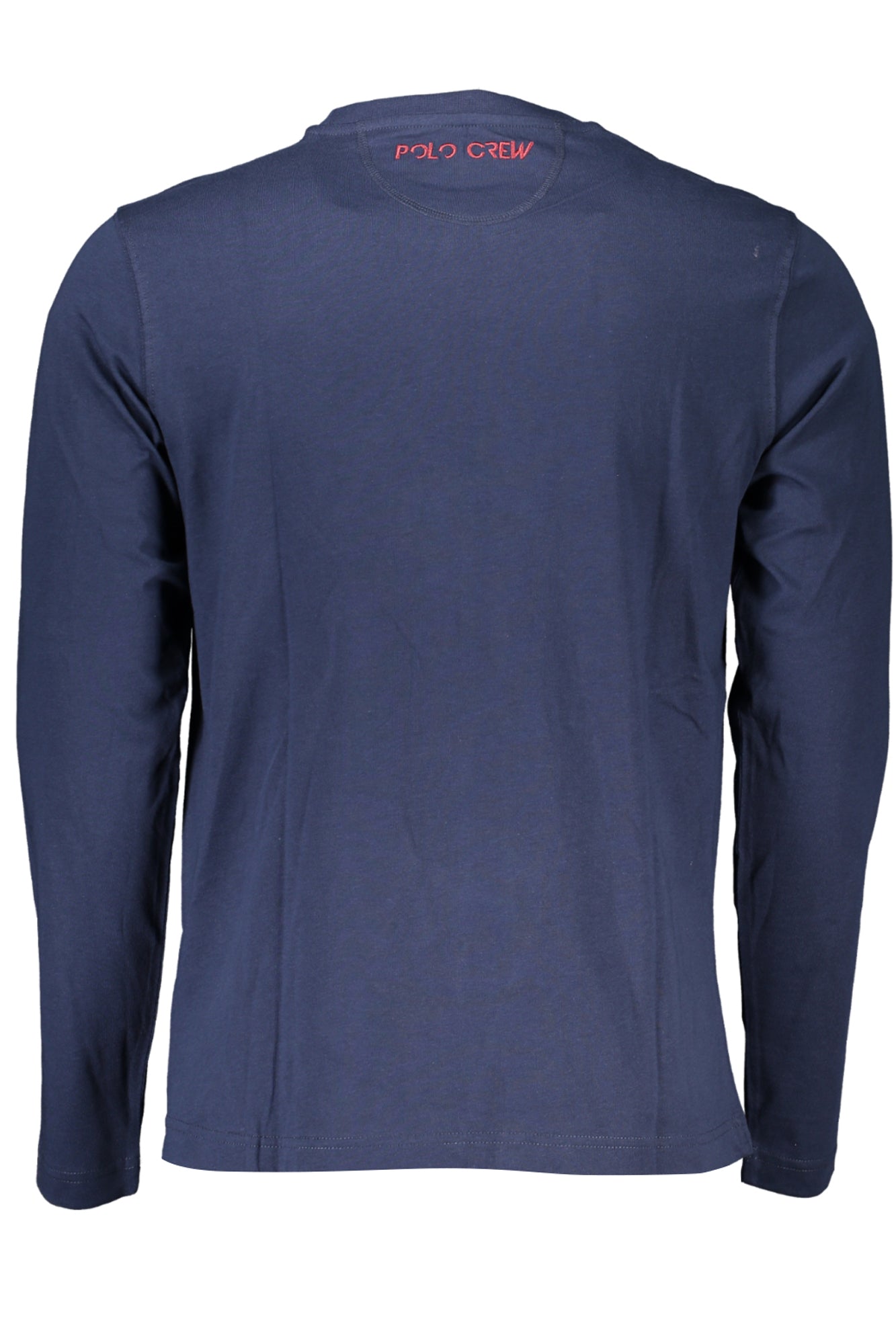 LA MARTINA Langarm-T-Shirt Herren – Grünes Basic aus 100% Baumwolle Blau