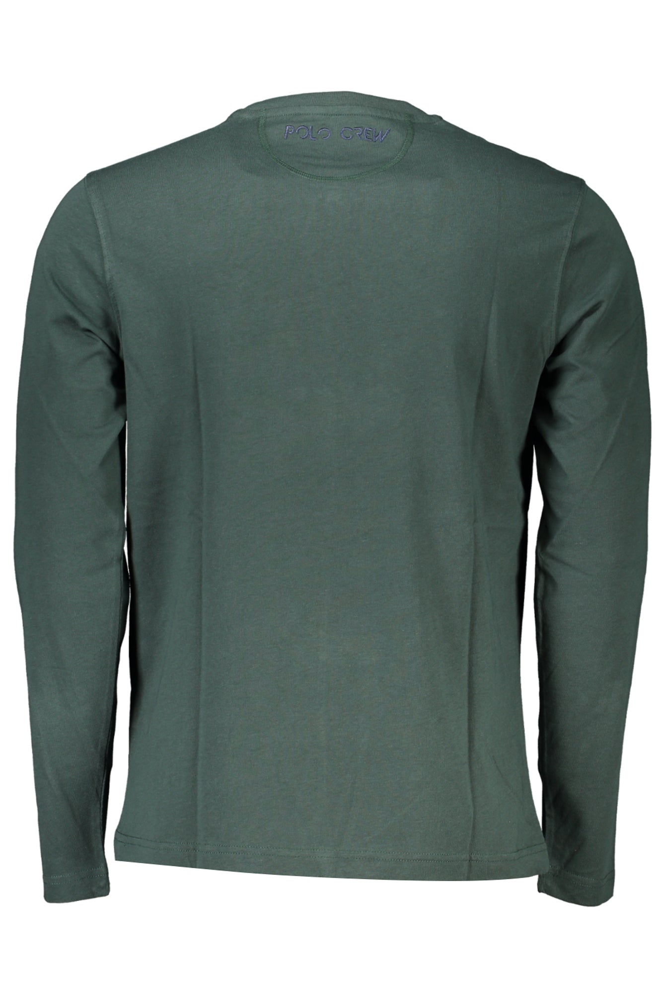 LA MARTINA Langarm-T-Shirt Herren – Grünes Basic aus 100% Baumwolle Grün
