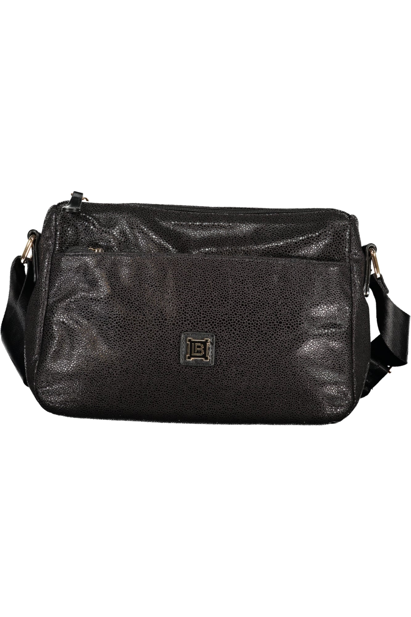 Laura Biagiotti Damentasche Grau – Verstellbare Schultertasche für Herbst/Winter Schwarz
