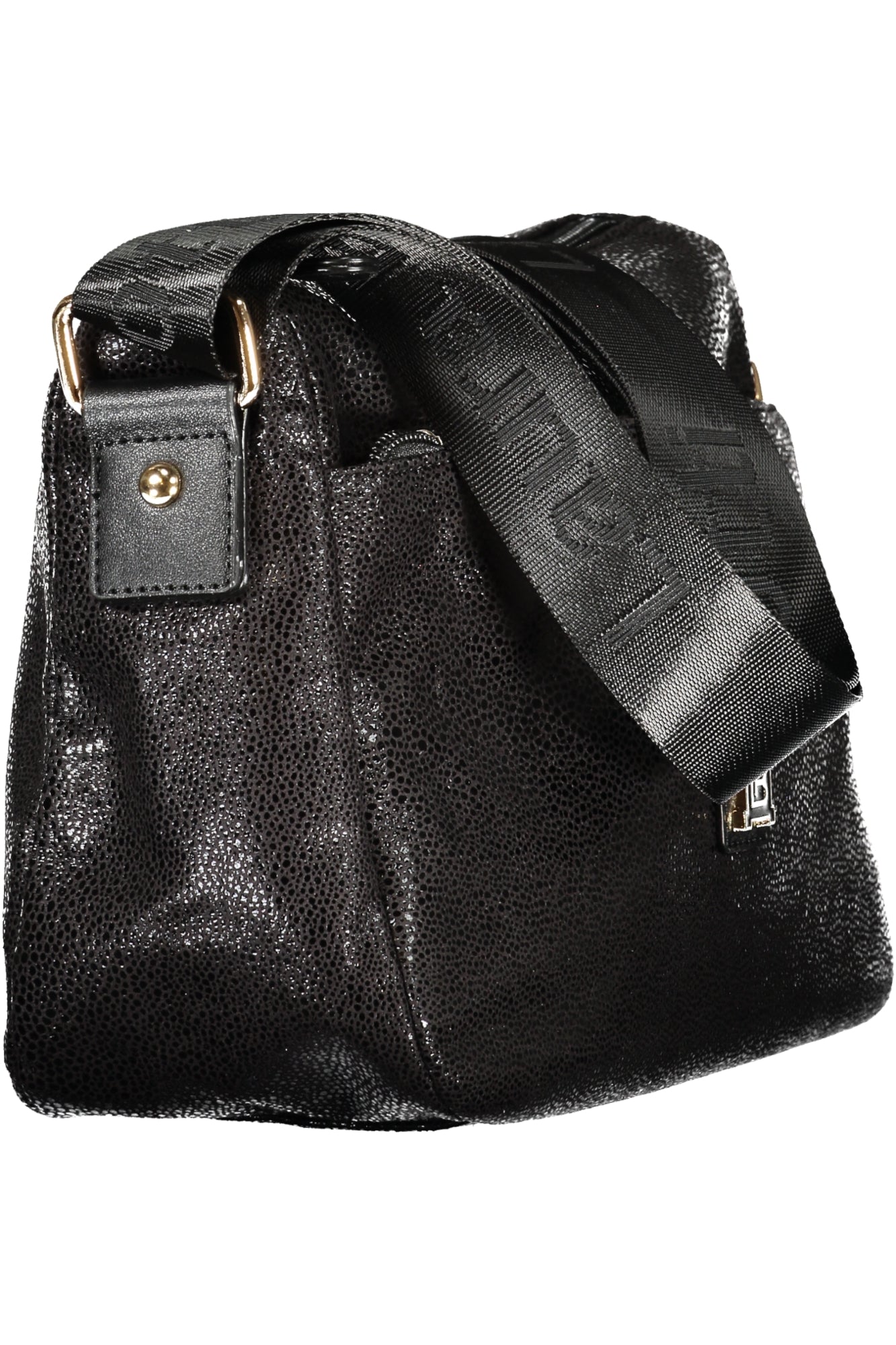 Laura Biagiotti Damentasche Grau – Verstellbare Schultertasche für Herbst/Winter Schwarz