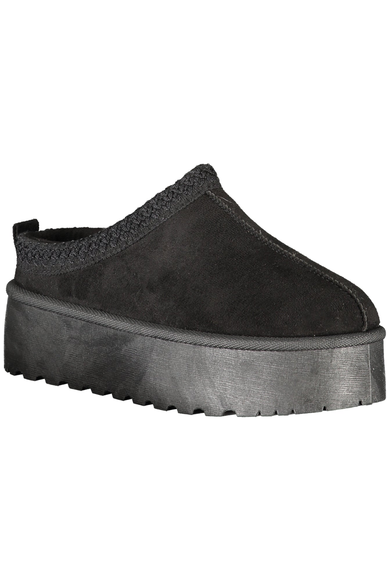 Laura Biagiotti Clogs Damen – Schwarze Winter-Clogs mit Pelz | soulluna.de Schwarz