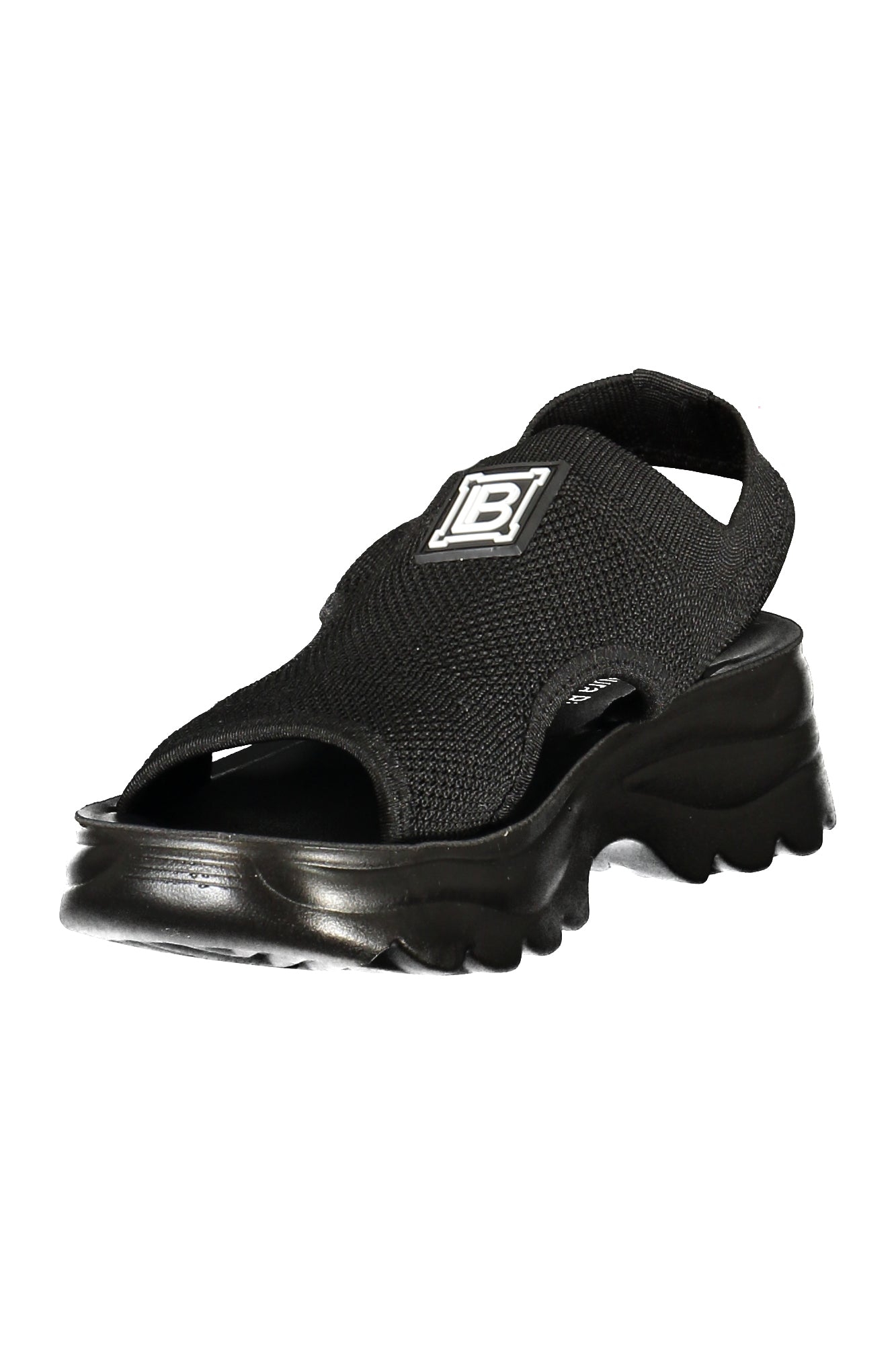 Laura Biagiotti Sandalen Damen – Elastischer Knöchelverschluss in Schwarz | Frühjahr/Sommer Schwarz