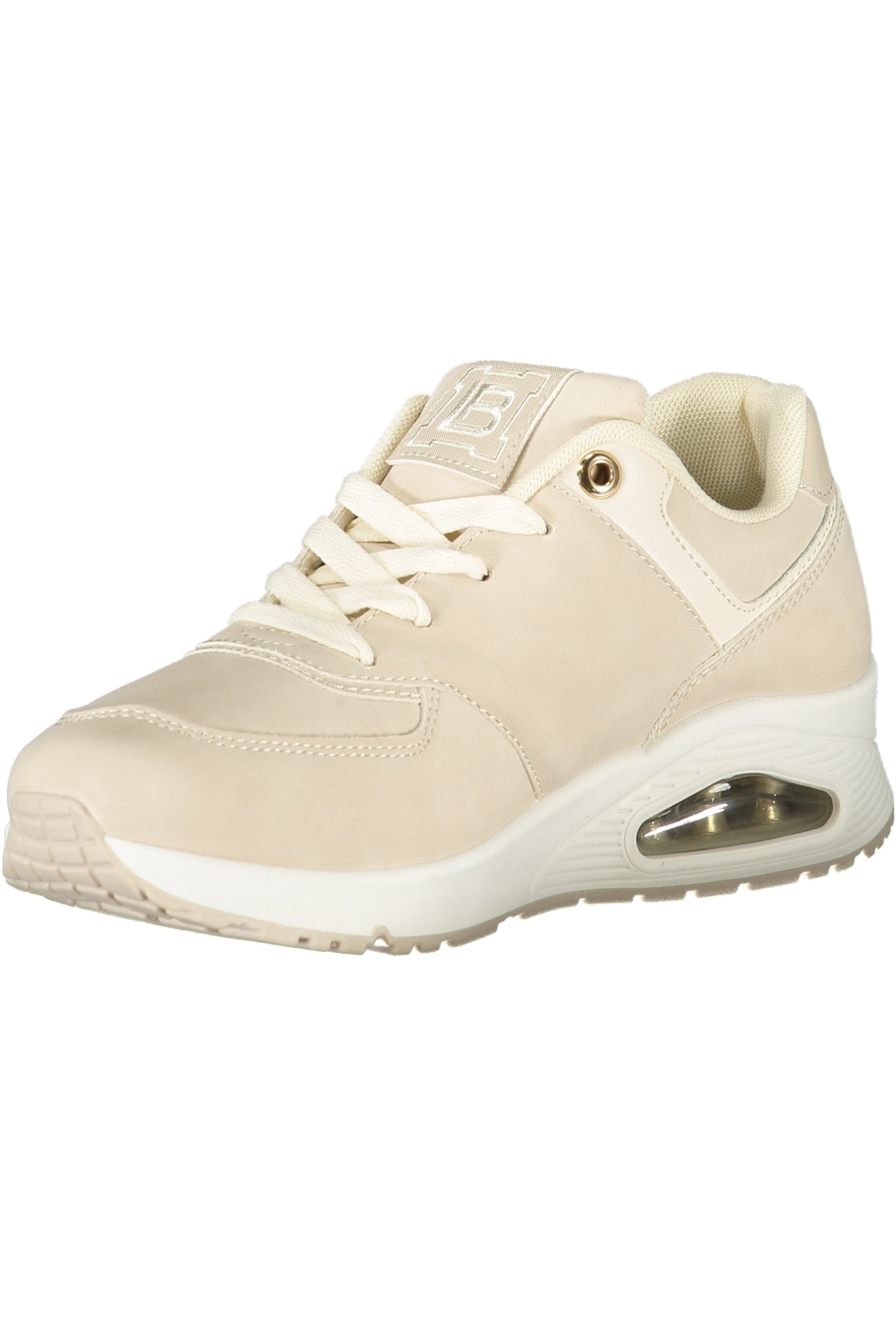 Laura Biagiotti Sneaker Damen – Schwarze Sportschuhe mit Strass-Applikation für Herbst/Winter Beige