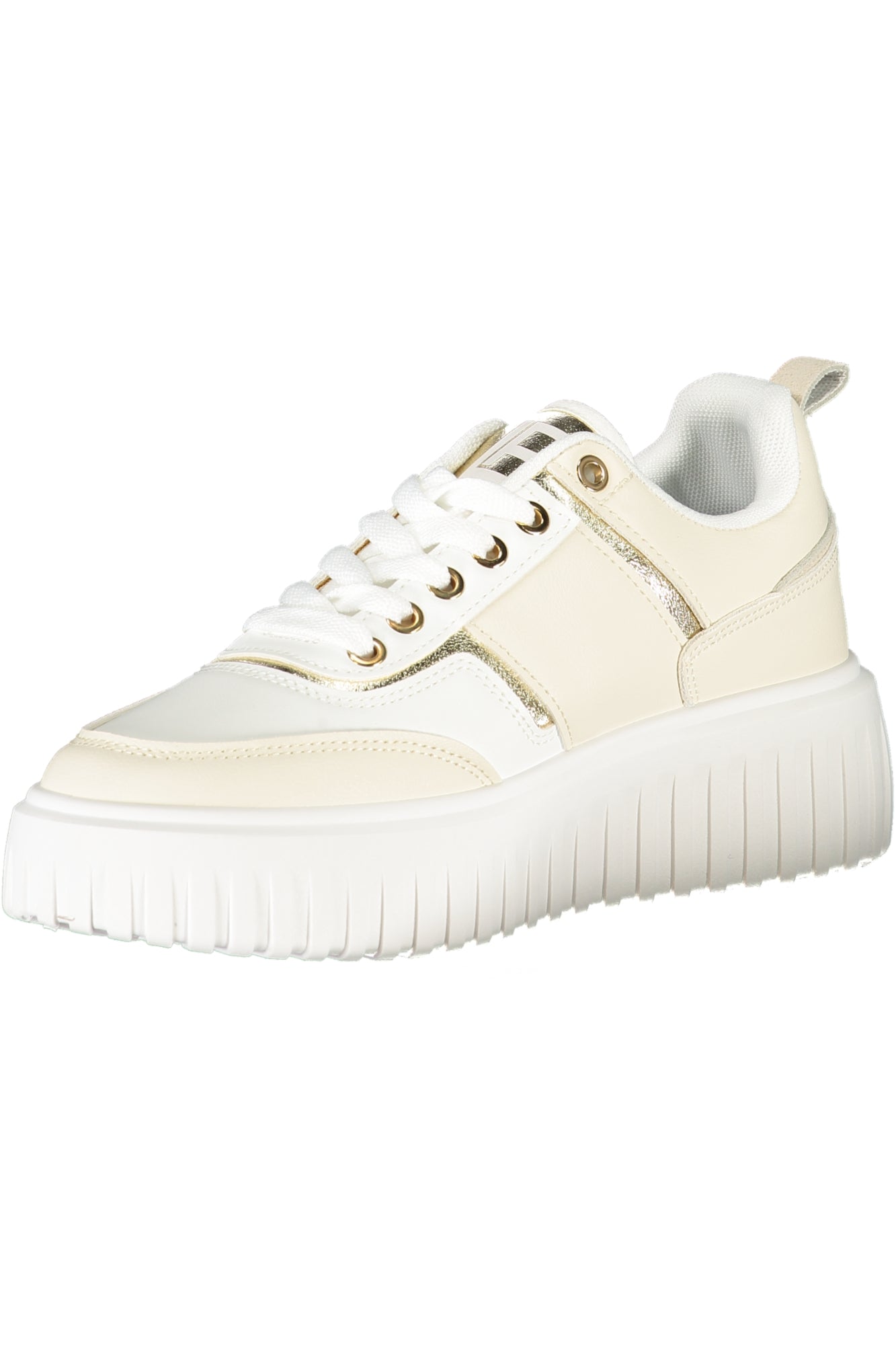 Laura Biagiotti Sneaker Damen – Sportschuhe Grün mit Strass-Print | soulluna.de Beige