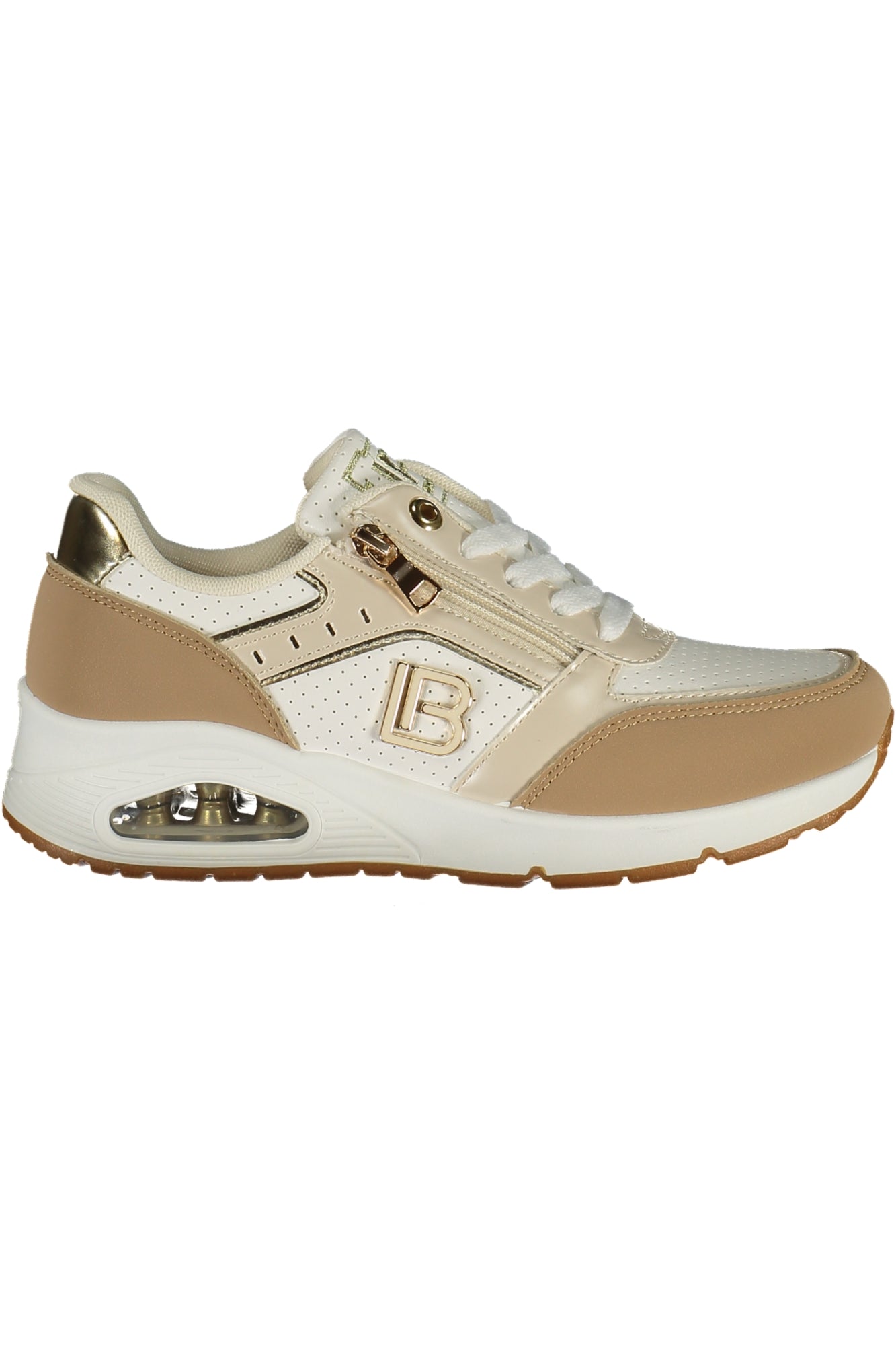 LAURA BIAGIOTTI Damen Sneaker – Sportschuh mit Schnürsenkeln Weiß