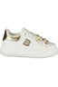 LAURA BIAGIOTTI Damen Sneaker – Sportschuh mit Schnürsenkel Weiß