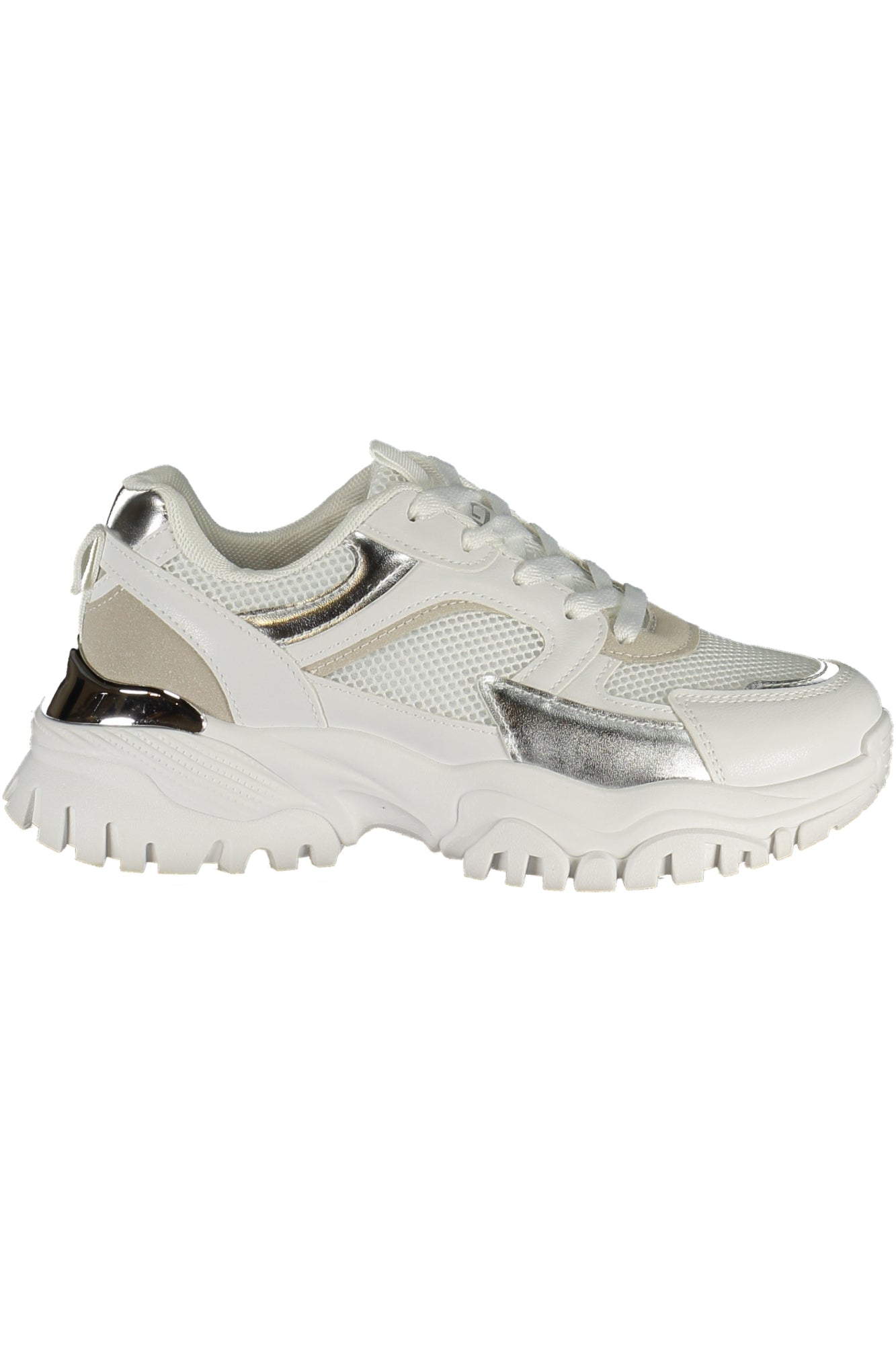 LAURA BIAGIOTTI Damen Sneaker – Sportschuh mit Schnürsenkeln Weiß