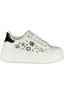 LAURA BIAGIOTTI Damen Sneaker – Sportschuh mit Schnürsenkeln Weiß