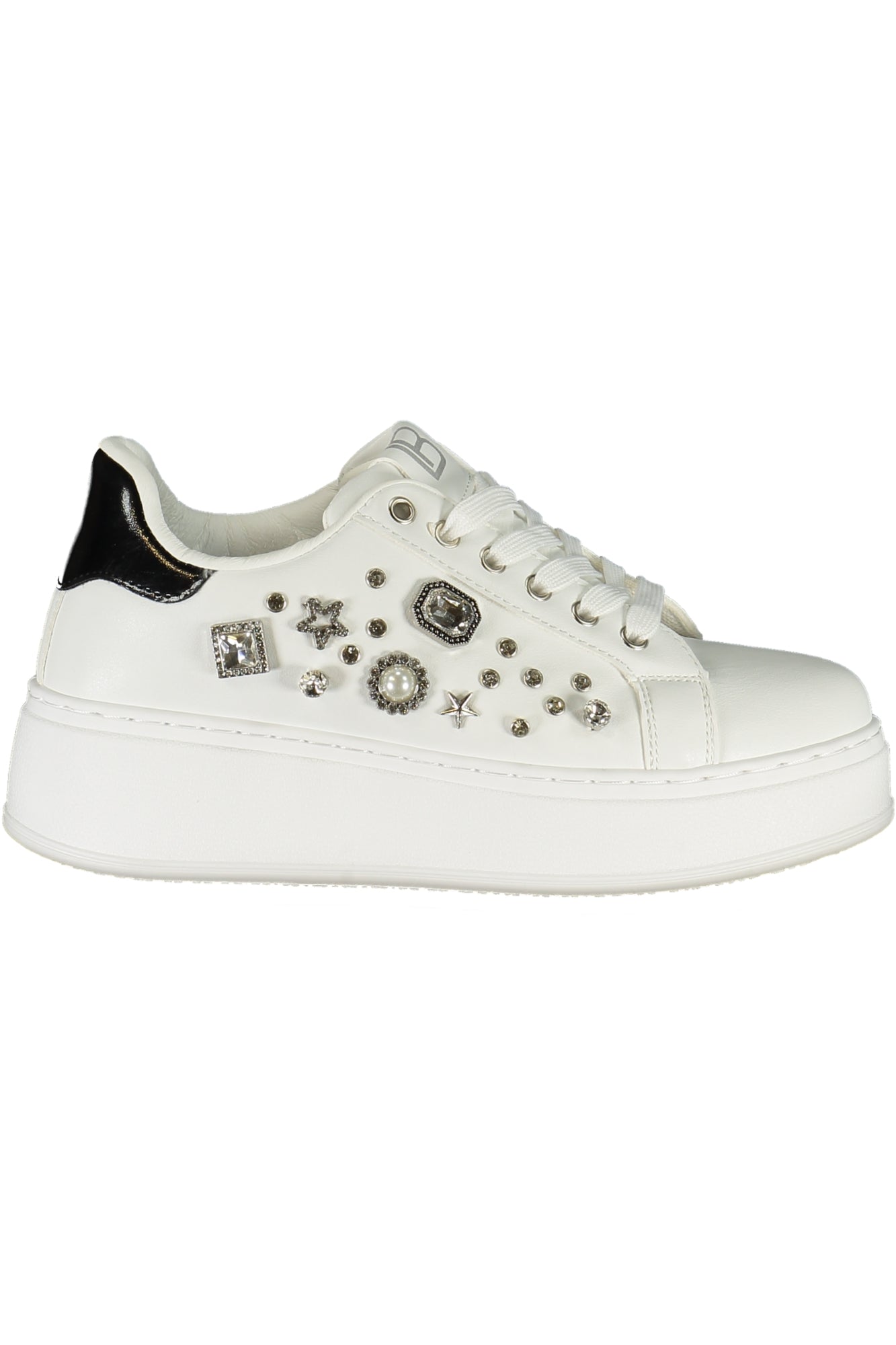 LAURA BIAGIOTTI Damen Sneaker – Sportschuh mit Schnürsenkeln Weiß