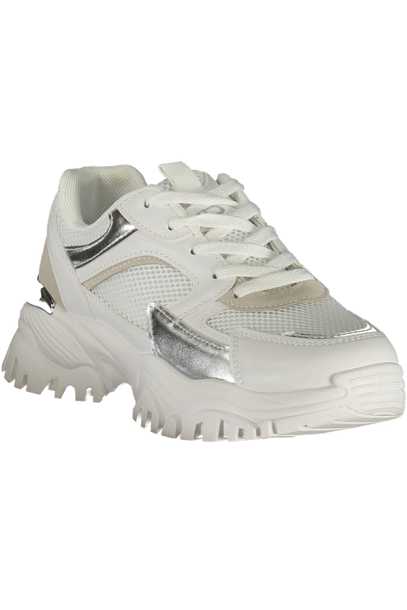LAURA BIAGIOTTI Damen Sneaker – Sportschuh mit Schnürsenkeln Weiß