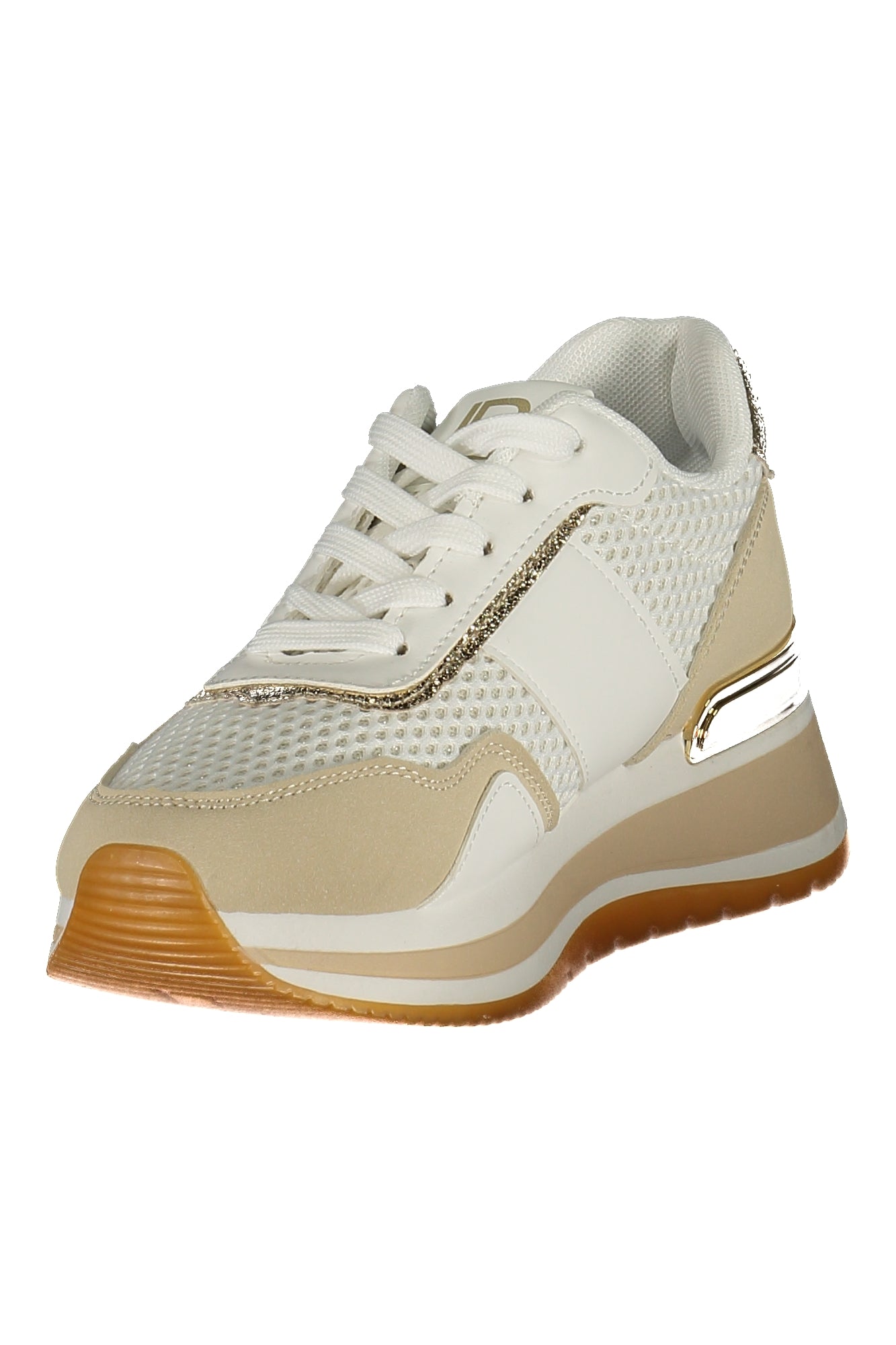 LAURA BIAGIOTTI Damen Sneaker – Sportschuh mit Schnürsenkeln Weiß